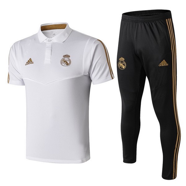 Entrenamiento Real Madrid Conjunto Completo 2019-2020 Negro Blanco